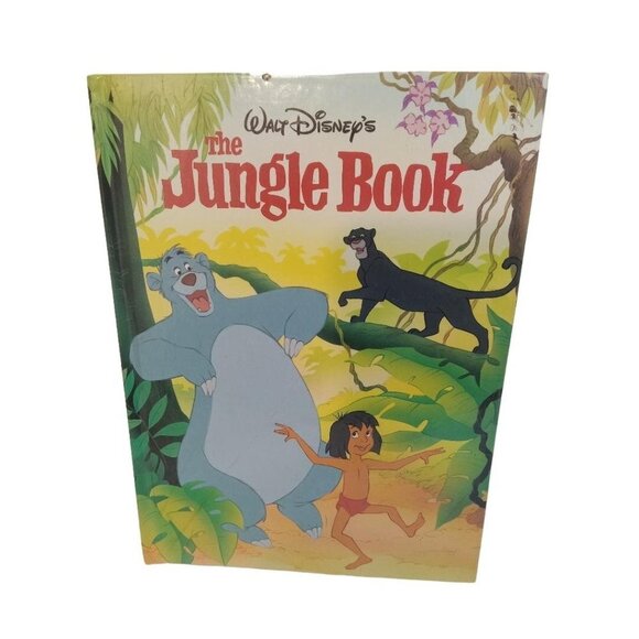 Walt Disneys Book The Jungle Book 1991 Hardcover 95 Pages With Tag - Picture 1 of 4